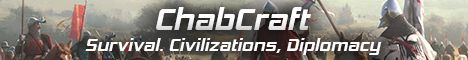 ChabCraft-Civilizations banner ChabCraft-Civilizations Minecraft server banner