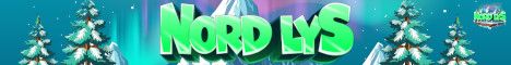 Nordlys banner Nordlys Minecraft server banner