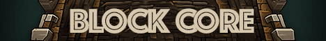 The Block Core banner The Block Core Minecraft server banner