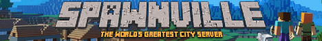 Spawnville banner Spawnville Minecraft server banner