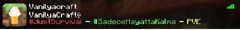 VanillaCraft banner VanillaCraft Minecraft server banner