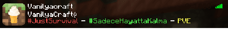 VanillaCraft banner VanillaCraft Minecraft server banner