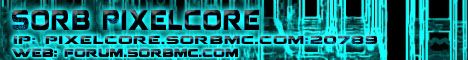 Sorb Pixelcore banner Sorb Pixelcore Minecraft server banner