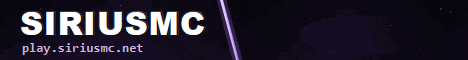 SiriusMC banner SiriusMC Minecraft server banner