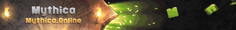 Mythica banner Mythica Minecraft server banner