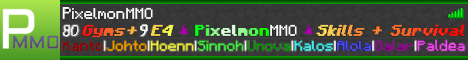 PixelmonMMO banner PixelmonMMO Minecraft server banner