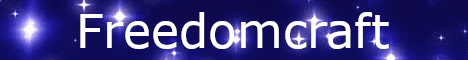 Freedomcraft banner Freedomcraft Minecraft server banner