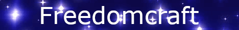 Freedomcraft banner Freedomcraft Minecraft server banner