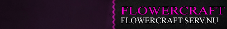 Flowercraft banner Flowercraft Minecraft server banner