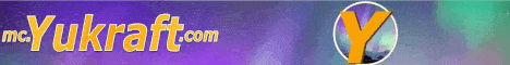 Yukraft banner Yukraft Minecraft server banner