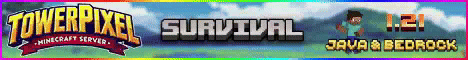 TowerPixel banner TowerPixel Minecraft server banner