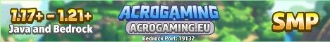 AcrogamingSMP banner AcrogamingSMP Minecraft server banner
