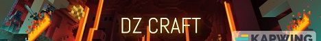 DZCRAFT banner DZCRAFT Minecraft server banner
