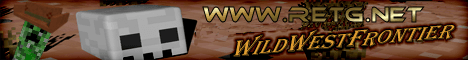 RetG - Wild West Frontier banner RetG - Wild West Frontier Minecraft server banner