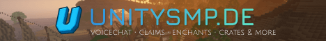 UnitySMP banner UnitySMP Minecraft server banner