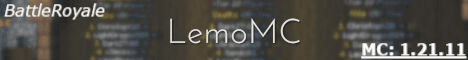 LemoMC.net banner LemoMC.net Minecraft server banner