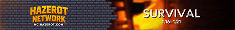 Hazerot Network banner Hazerot Network Minecraft server banner