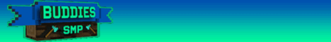 BuddiesSMP banner BuddiesSMP Minecraft server banner