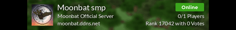 Moonbat smp banner Moonbat smp Minecraft server banner