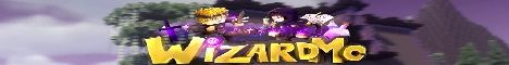 WizardMC banner WizardMC Minecraft server banner
