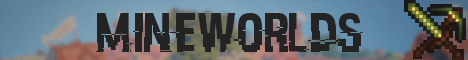 Mineworlds.eu banner Mineworlds.eu Minecraft server banner