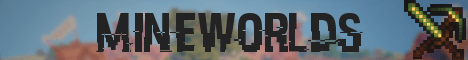 Mineworlds.eu banner Mineworlds.eu Minecraft server banner