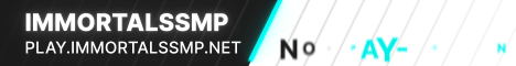Immortals SMP banner Immortals SMP Minecraft server banner
