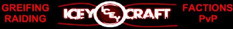 Iceycraft banner Iceycraft Minecraft server banner