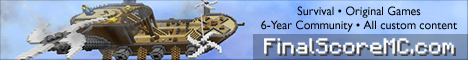 FinalScoreMC banner FinalScoreMC Minecraft server banner