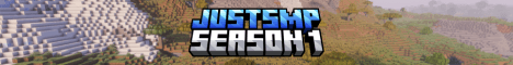 JustSMP Survival banner JustSMP Survival Minecraft server banner