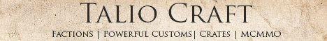 TalioCraft banner TalioCraft Minecraft server banner