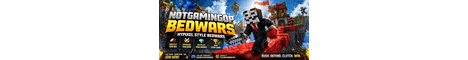 GamingOPs Bedwars banner GamingOPs Bedwars Minecraft server banner