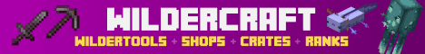 WilderCraft banner WilderCraft Minecraft server banner
