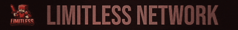 Limitless Network banner Limitless Network Minecraft server banner