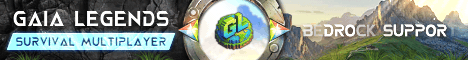 Gaia Legends banner Gaia Legends Minecraft server banner