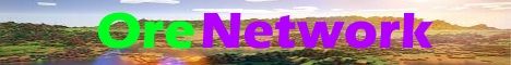 OreNetwork banner OreNetwork Minecraft server banner