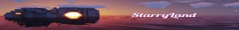 Starry Land banner Starry Land Minecraft server banner