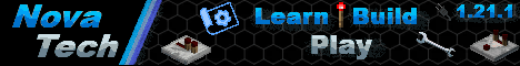 NovaTechMC banner NovaTechMC Minecraft server banner