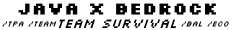 JavaXBedrock banner JavaXBedrock Minecraft server banner