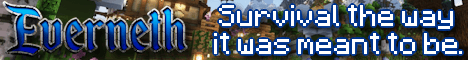 Everneth banner Everneth Minecraft server banner