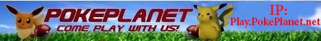 Poke Planet Pixelmon banner Poke Planet Pixelmon Minecraft server banner