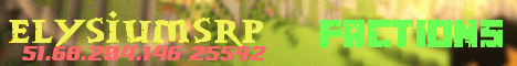 ElysiumSRP banner ElysiumSRP Minecraft server banner