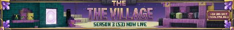 The Village banner The Village Minecraft server banner