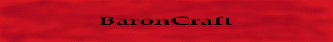 BaronCraft banner BaronCraft Minecraft server banner