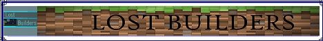 LostBuilder network banner LostBuilder network Minecraft server banner