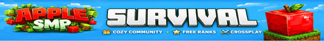 AppleSMP banner AppleSMP Minecraft server banner