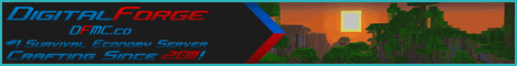 DigitalForge banner DigitalForge Minecraft server banner
