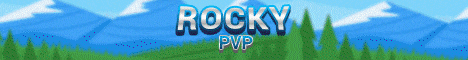 RockyPvP banner RockyPvP Minecraft server banner