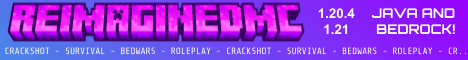 ReImaginedMC banner ReImaginedMC Minecraft server banner