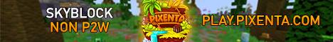 PIXENTA banner PIXENTA Minecraft server banner